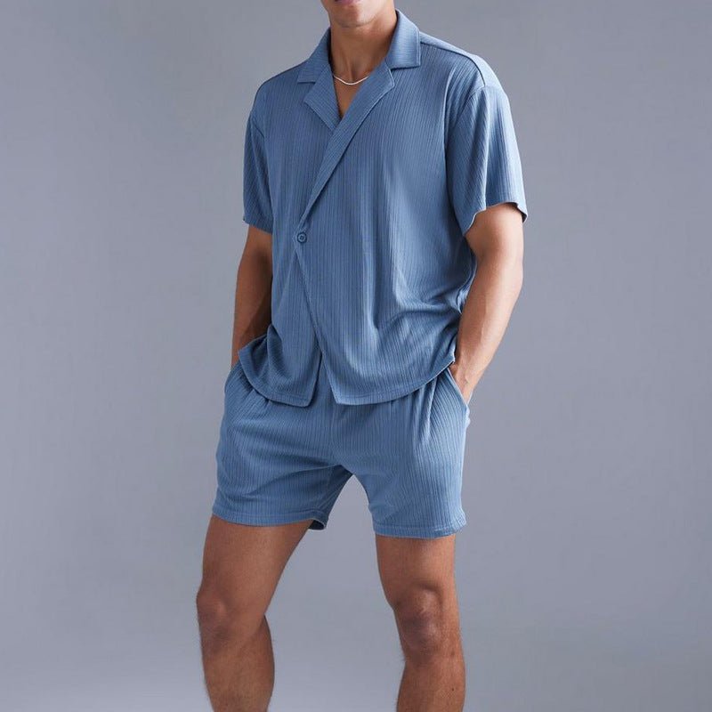 Fashion Casual Solid Color Men's Suit - NextthinkShop0CJTW199558103CX0