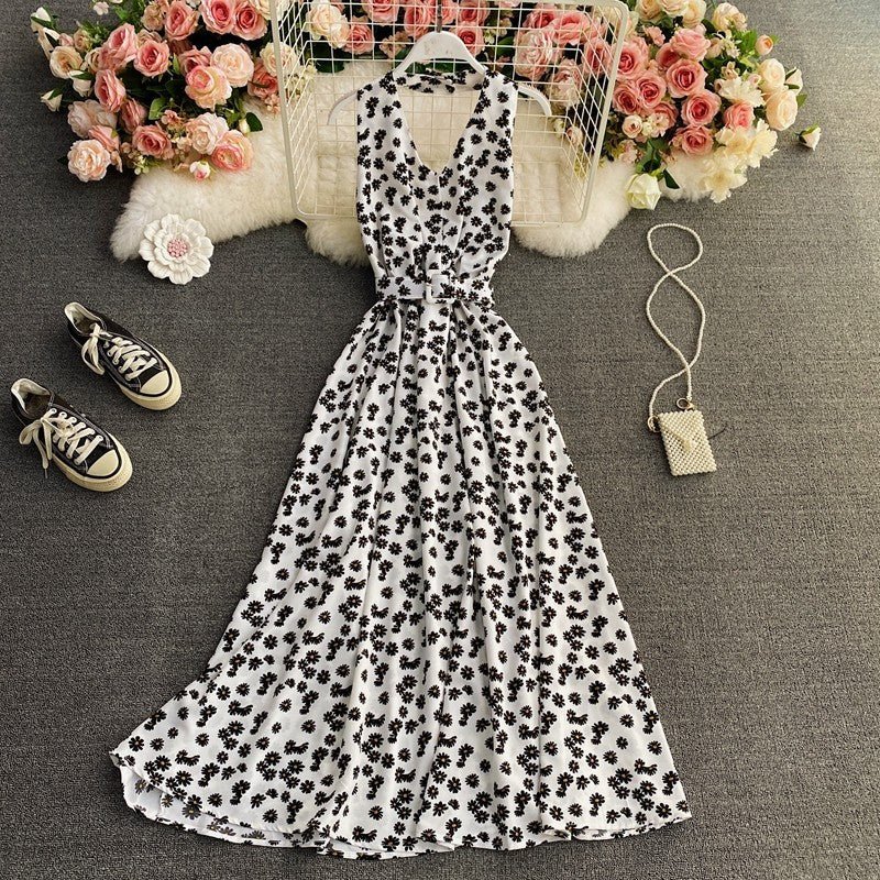 Floral Halter V Chiffon Dress - NextthinkShop0CJLY203228402BY0