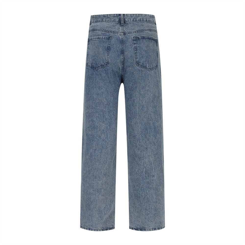 Geborduurde jeans met gatenpatch voor heren - NextthinkShop0CJXX202437402BY0