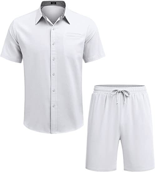 Herenmode casual overhemd shorts pak - NextthinkShop0CJTW206763903CX0