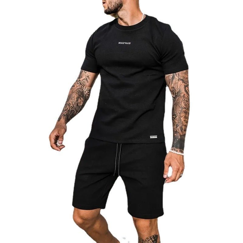 Men's Fashion Casual T-shirt Shorts Sports Suit - NextthinkShop0CJTW180429401AZ0