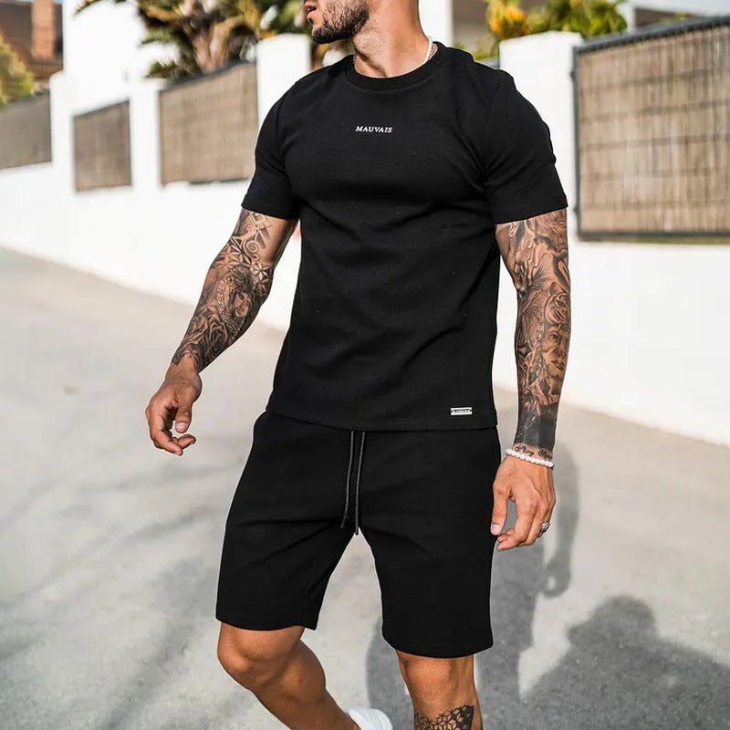 Men's Fashion Casual T-shirt Shorts Sports Suit - NextthinkShop0CJTW180429407GT0
