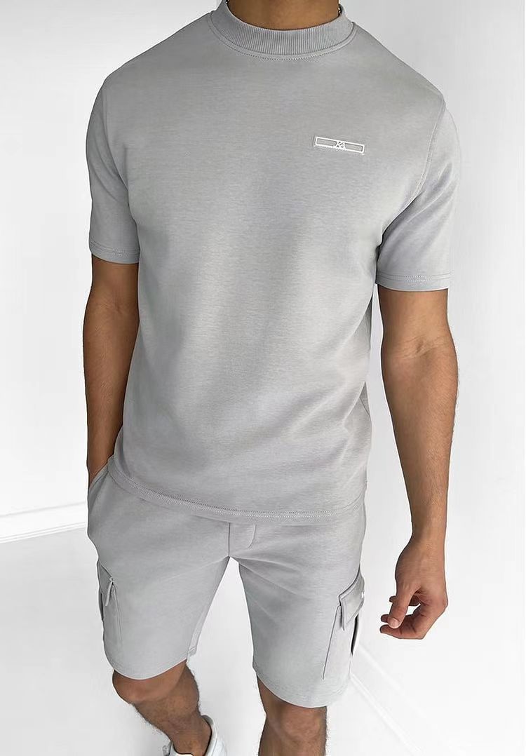 Men's T-shirt Casual Sports Multi-pocket Suit - NextthinkShop0CJTW200127131EV0