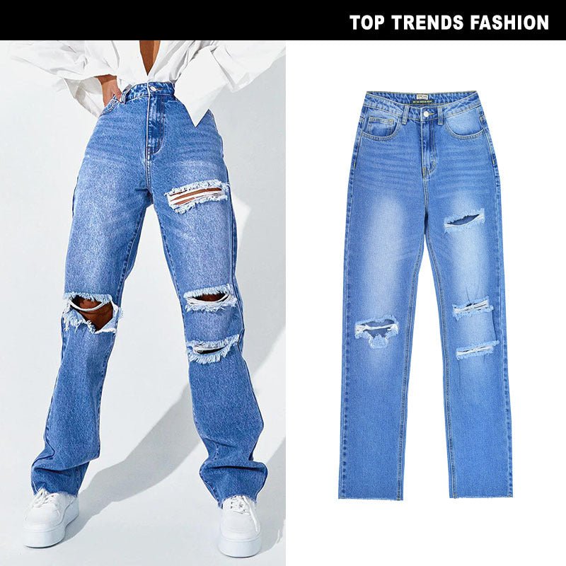 ripped women's jeans  – NextthinkShop