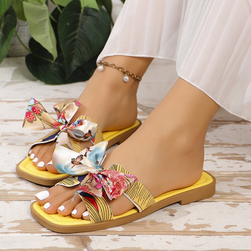 Nextthink Ribbon Bow Sandals - NextthinkShop0CJNS197260617QJ0