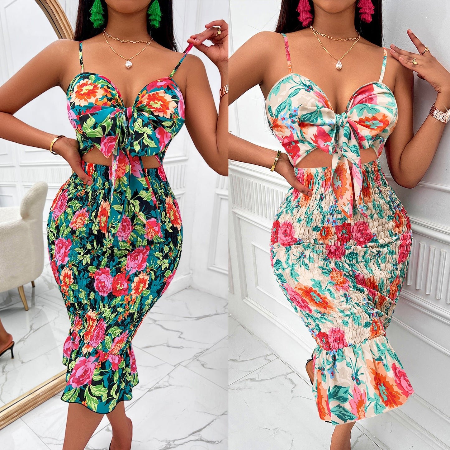 Nextthink Women Cutout Sling Dress - NextthinkShop0CJLY199400907GT0