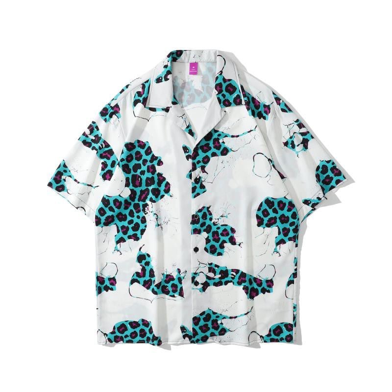 Summer Full Print Short-Sleeved Shirt - NextthinkShop0CJYH113818960HS0