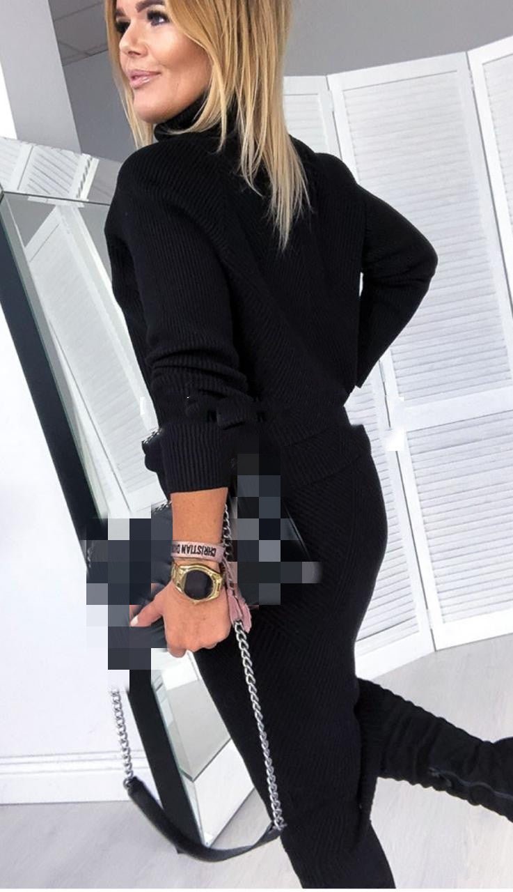 Two-piece knitted skirt - NextthinkShop0CJNSSYTZ03549-Black-Uniform code0