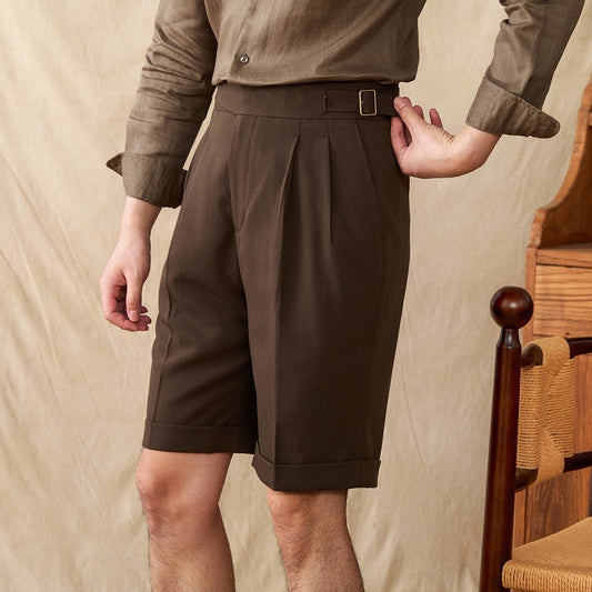 Zomer linnen gemengd Gorkha District shorts - NextthinkShop0CJYD205751616PK0