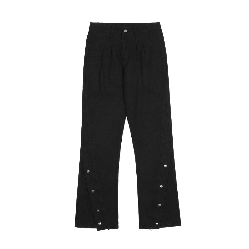 Breasted Zipper Jeans Men's Spring And Autumn Design Sense - NextthinkShop0CJXX195785705EV0
