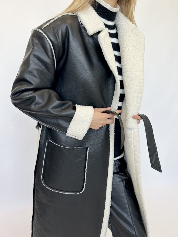 Casual Leather Thickened Trench Coat Loose Fashionable Jacket - NextthinkShop0CJYD195666603CX0