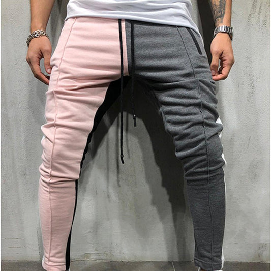 Color Mix Jogger Sweatpants - NextthinkShop0CJNSXZHL00042-Powdered ash-L0