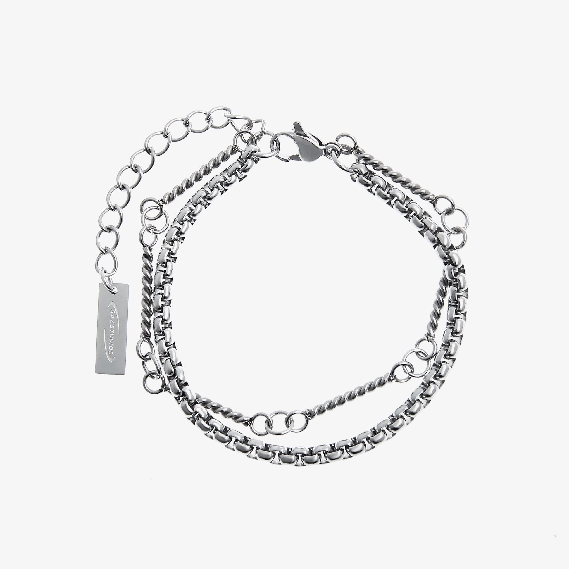 Double Layer Titanium Steel Bracelet For Men - NextthinkShop0CJSL175160101AZ0