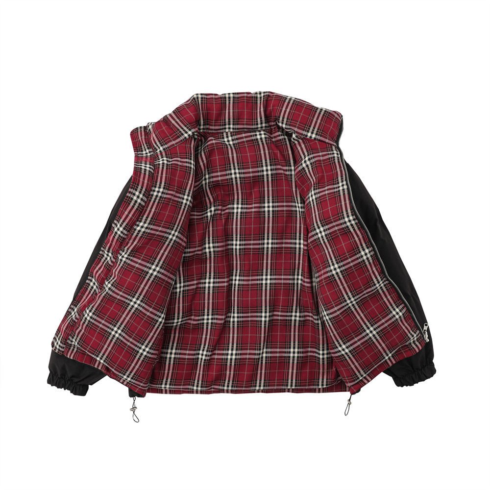 Double-sided Wear Double-sided Wear Plaid Stand Collar Cotton-padded Coat - NextthinkShop