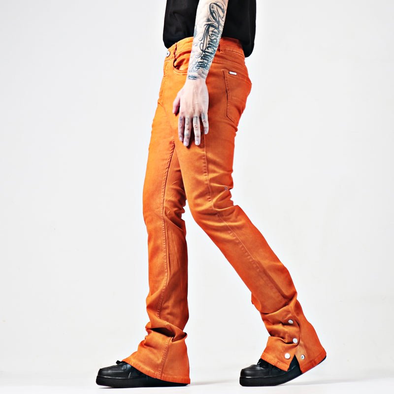 Elastic Casual Heavy Duty Flare Jeans - NextthinkShop