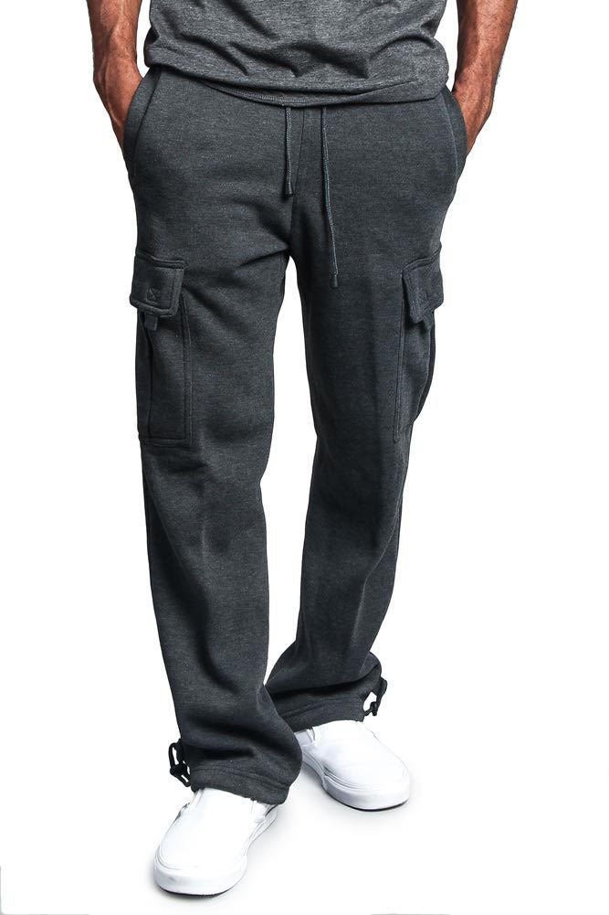 Elastic waist solid color pocket trousers - NextthinkShop0CJNSXZHL00183-Dark Grey-3XL0