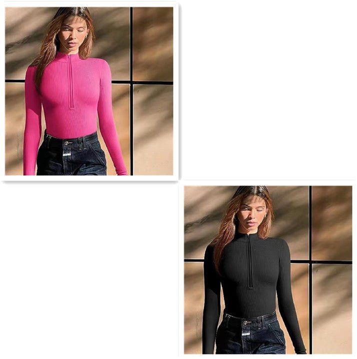 Fashion Long Sleeve Jumpsuit Seamless Slimming Shapewear For Women Romper - NextthinkShopWomen's ClothCJYD184021624XC