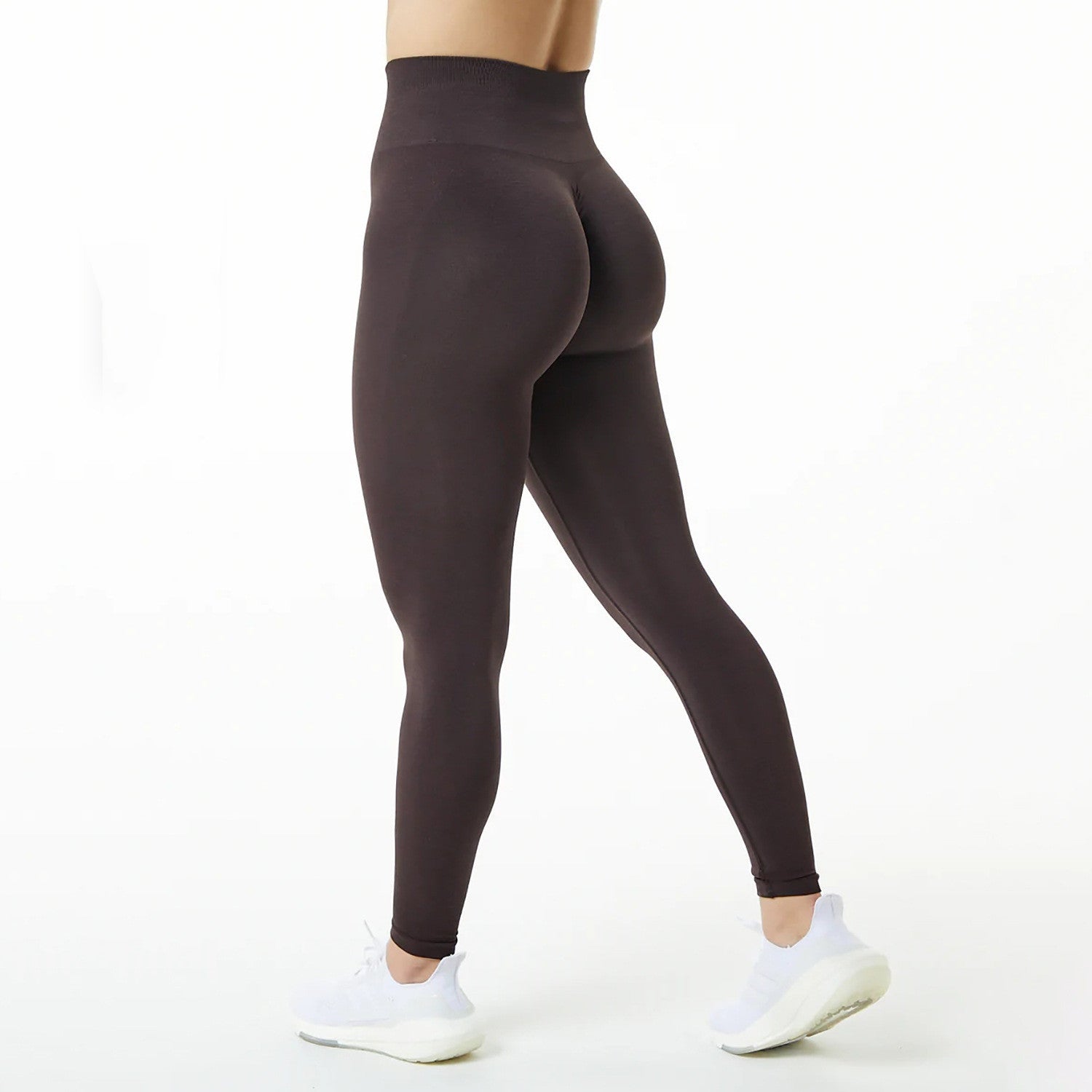 Honey Peach Pants Elastic Yoga Pants - NextthinkShop