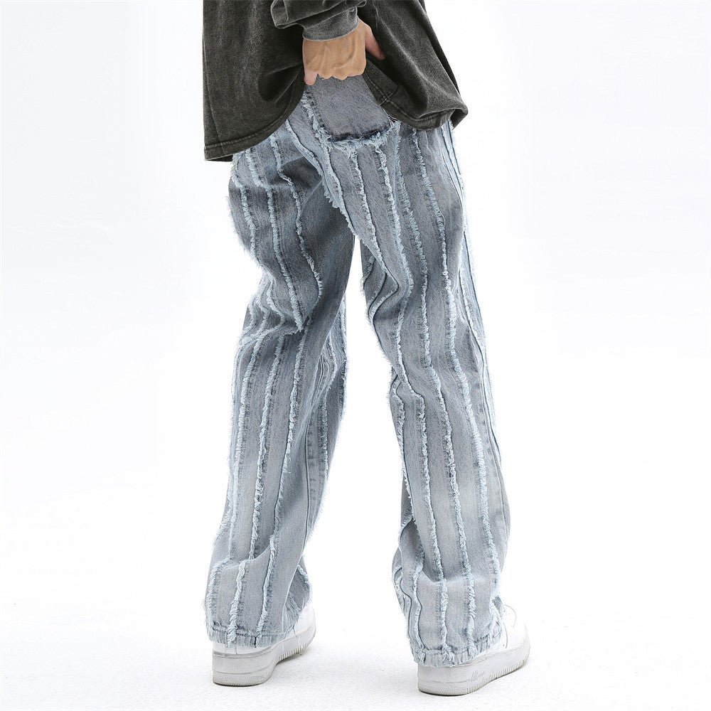 Ins Loose Broad-leg Pants With Cat Whiskers - NextthinkShop