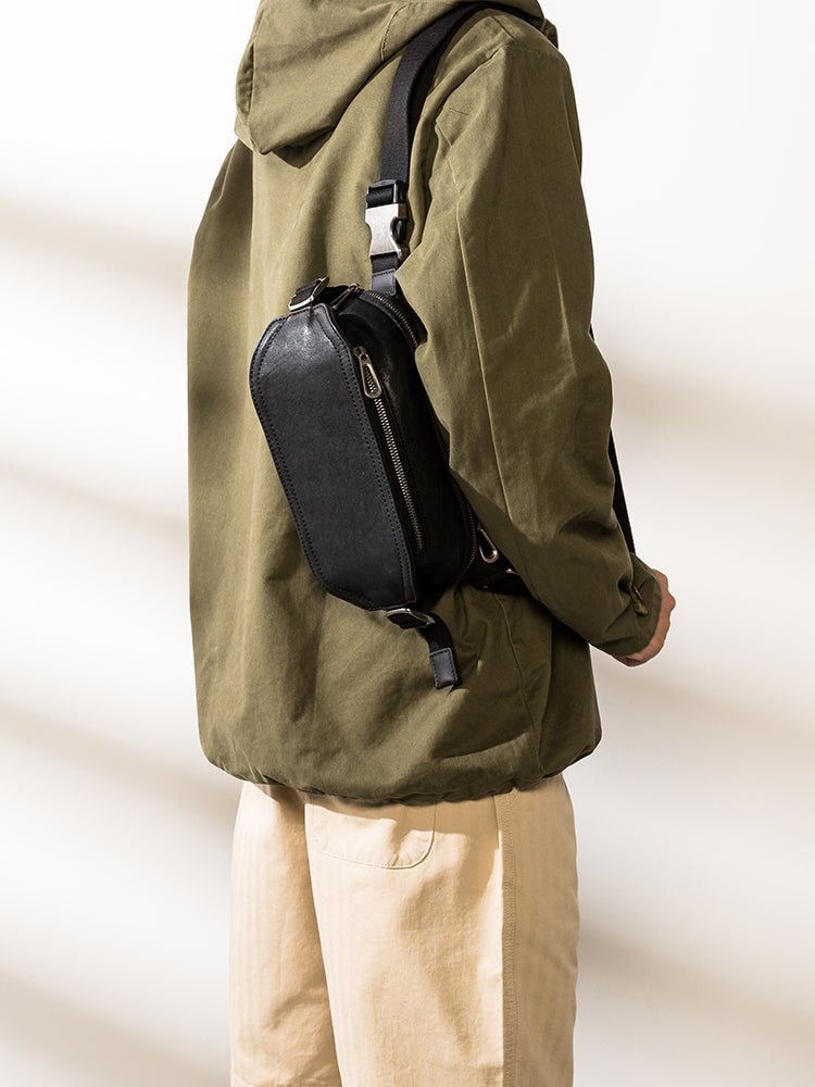 Leather Versatile Waistpack Lightweight Mini Casual - NextthinkShop
