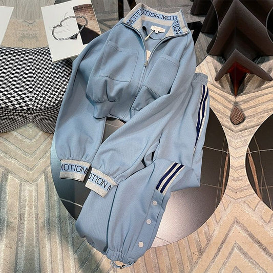 Leisure Sports Sweater Suit Women's Spring And Autumn New Retro Style Fashionable