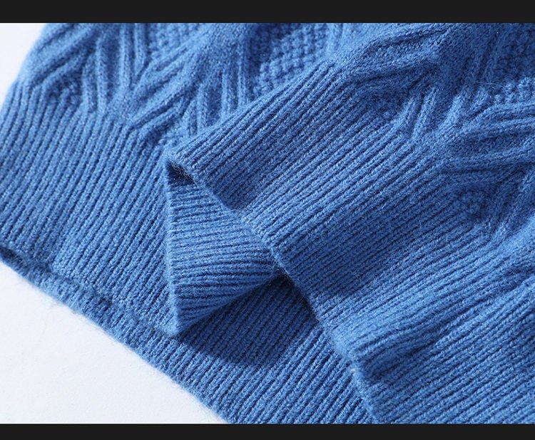 Men's Fashion Casual Solid Color Twisted Sweater - NextthinkShopMen's ClothingCJYD196582909IRMen's Clothing