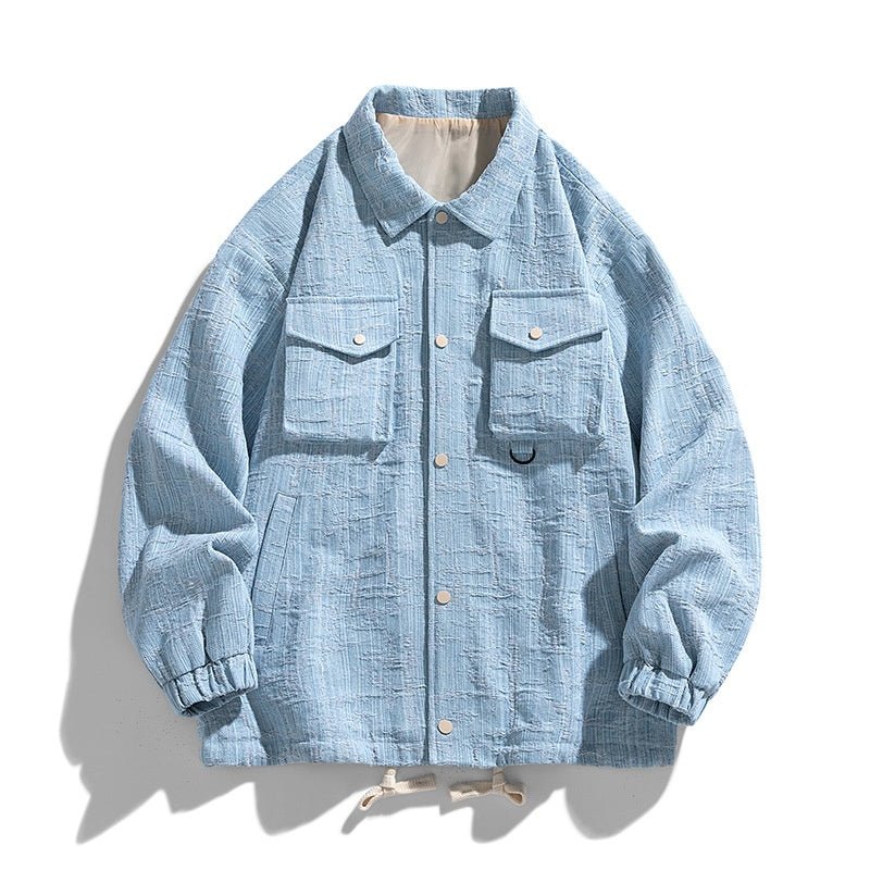 Men's Labor Jacket American Retro Clothing Boys Loose Top Wear - NextthinkShop