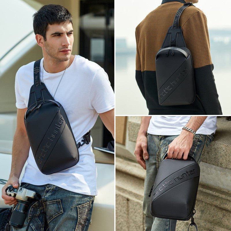 New Men's Chest Bag Creative Storage Single Shoulder Messenger Bag - NextthinkShop