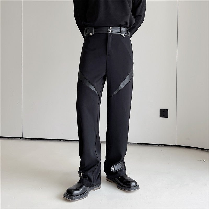 Nextthink Contrast Color Suit Pants For Men - NextthinkShop0CJXX153230502BY0