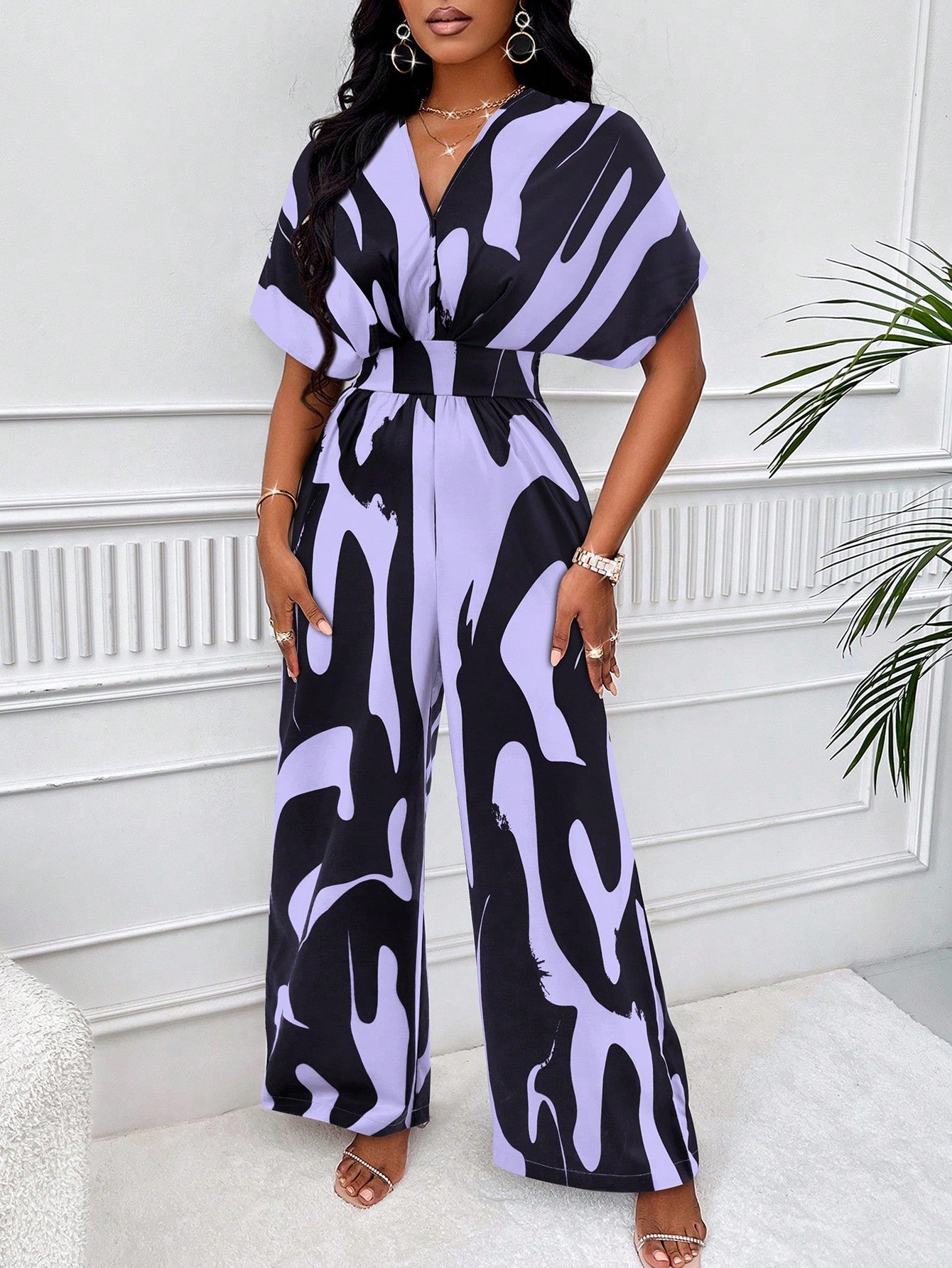 wide leg jumpsuit sleeves