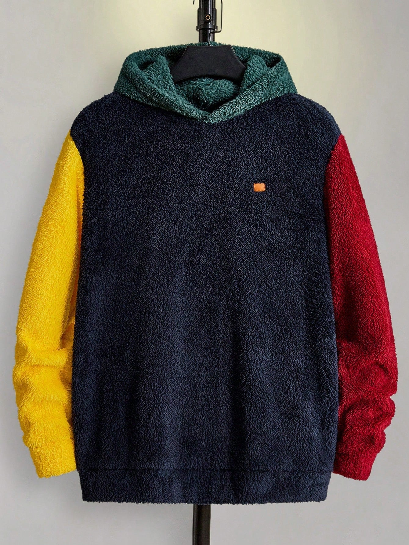 Nextthink Knitted Casual Fleece Patchwork Pullover - NextthinkShopsm2307183097971428