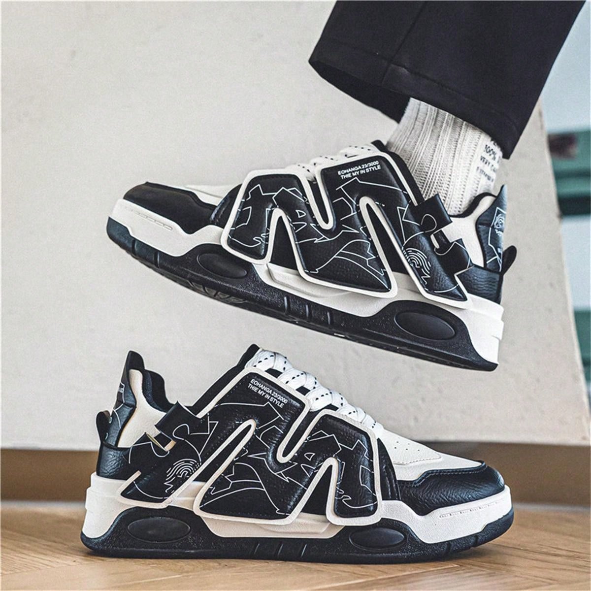 Nextthink Niche Harajuku Versatile Casual Sneakers - NextthinkShopsx2307177273261219