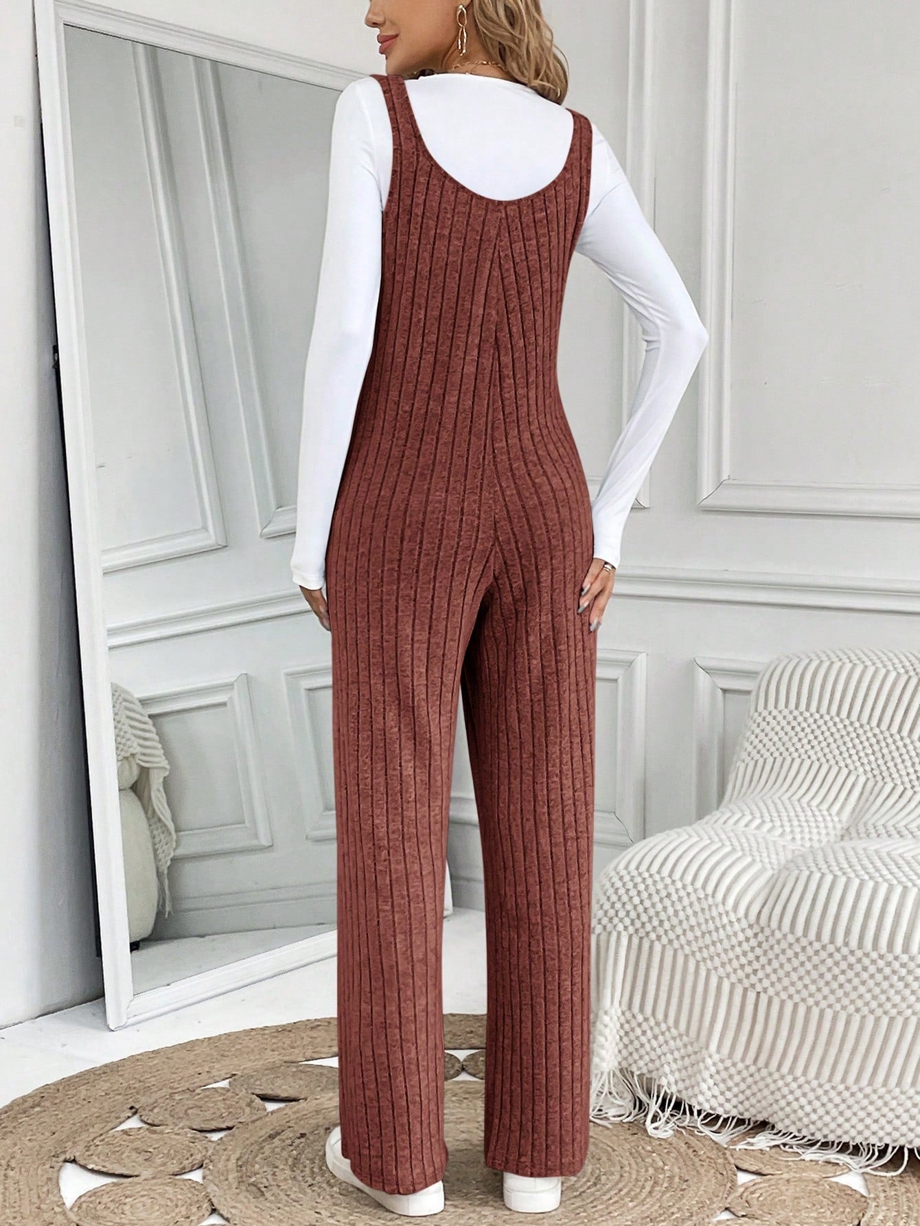 knit ribbed jumpsuit – NextthinkShop