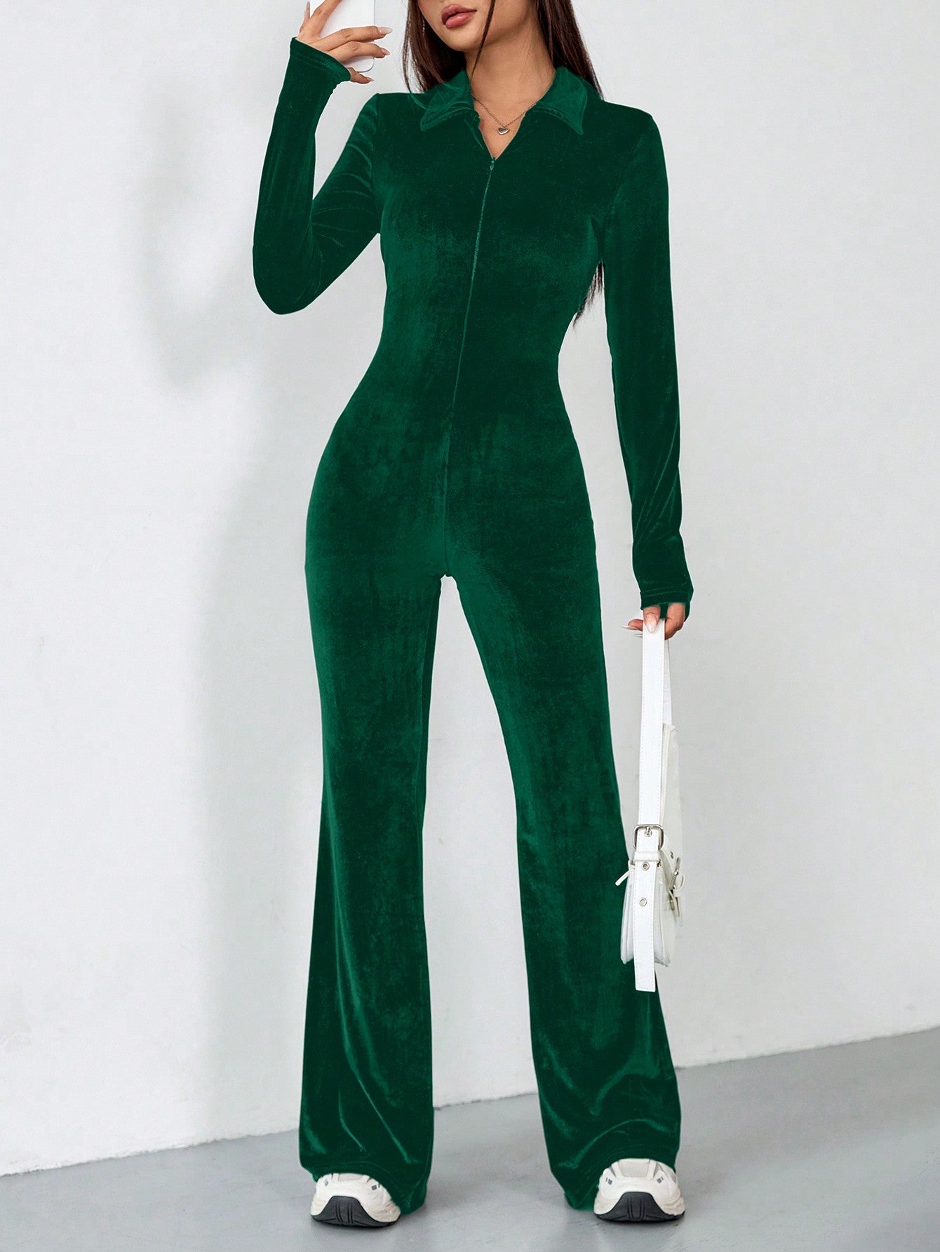 Flared Leg Jumpsuit