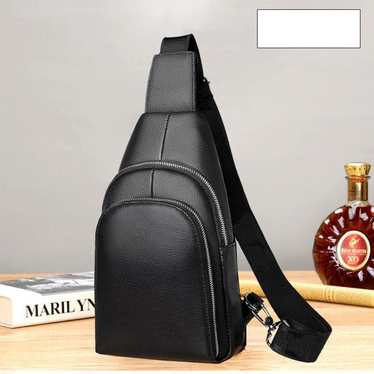 One-shoulder Messenger Casual Soft Leather Diagonal Chest Backpack - NextthinkShop