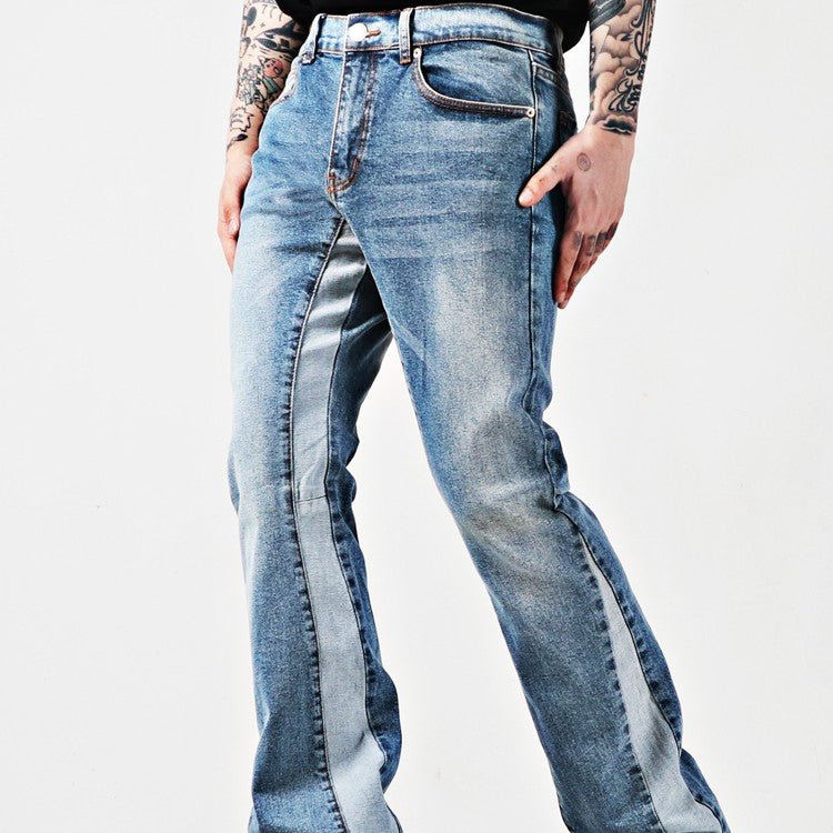 Retro Washed Loose And Slightly Elastic Flared Jeans - NextthinkShop