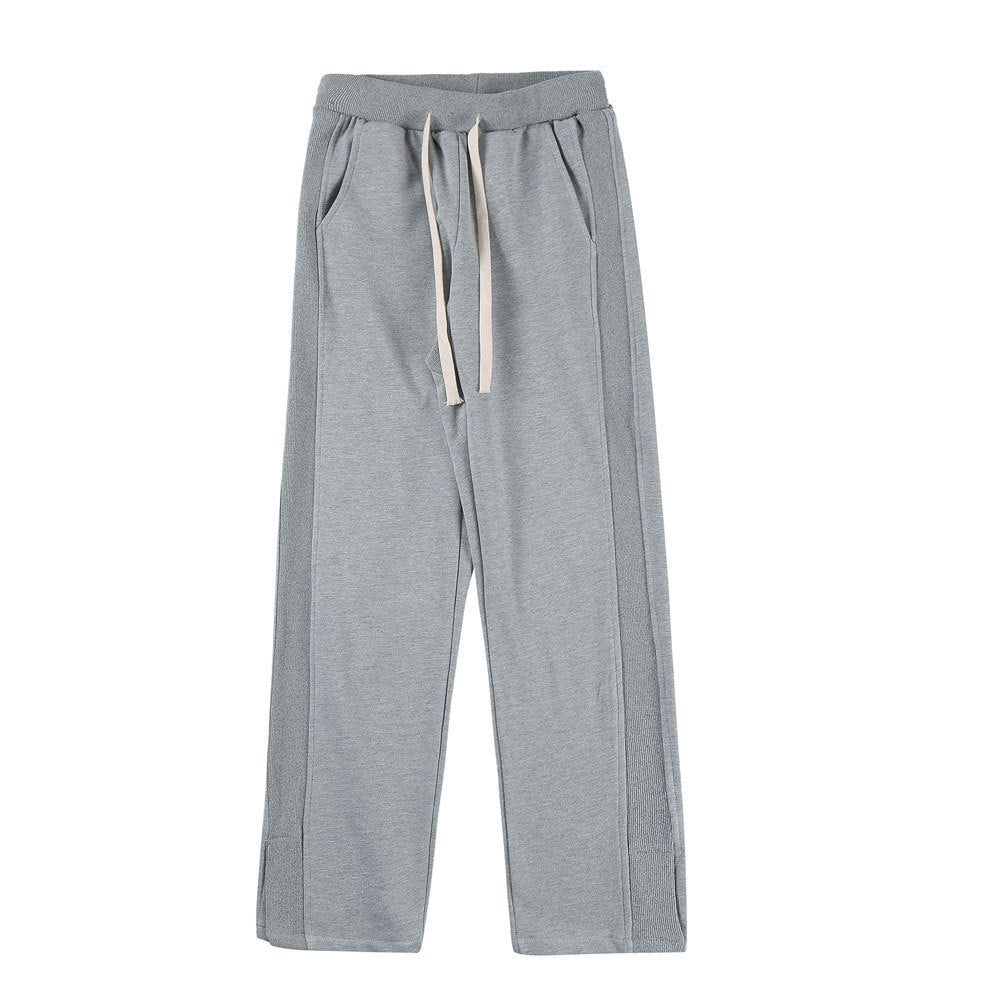 Solid Color Trousers Split Casual Sweatpants - NextthinkShop0CJXX151550503CX0