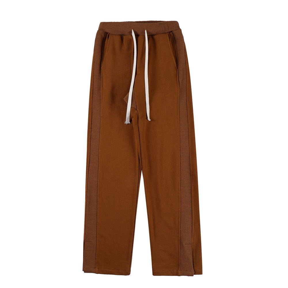 Solid Color Trousers Split Casual Sweatpants - NextthinkShop0CJXX151550511KP0
