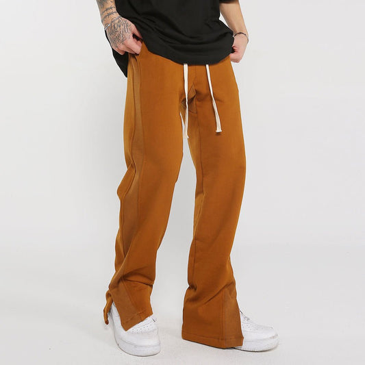 Solid Color Trousers Split Casual Sweatpants - NextthinkShop0CJXX151550515OL0