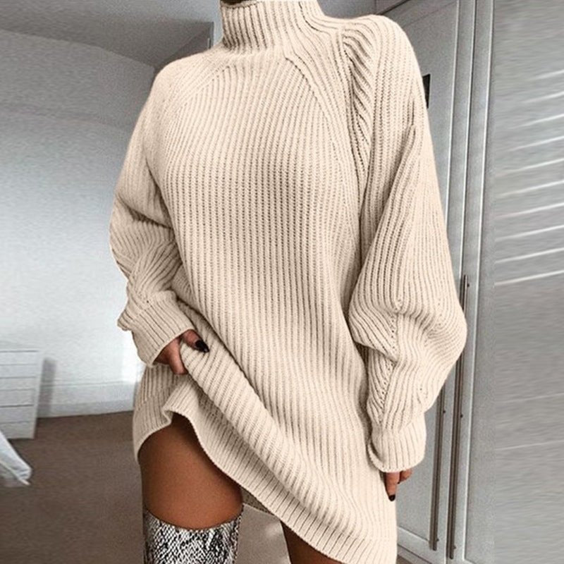 women's long turtleneck sweater - NextthinkShop