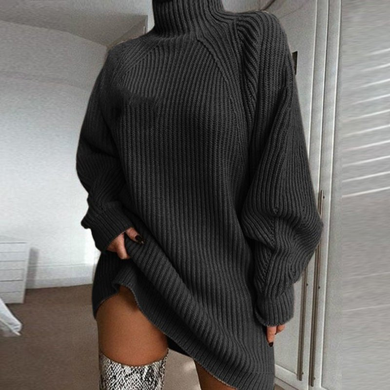 women's long turtleneck sweater - NextthinkShop