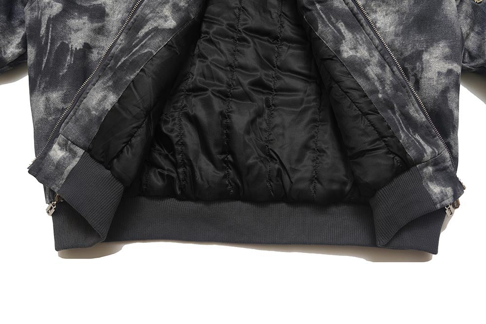 Tie-dye Camouflage Thick Quilted Baseball Jacket - NextthinkShopMen's ClothingCJPK196137105EVMen's Clothing