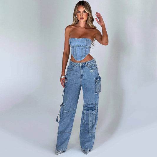 Women's 100% Cotton Jeans