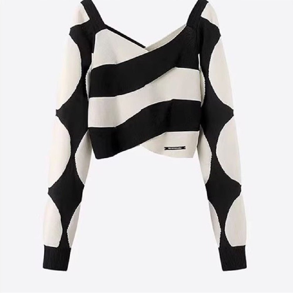 women's striped sweater