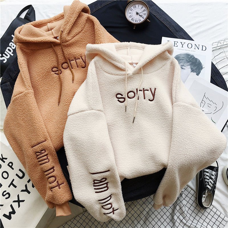 fleece lined hooded sweatshirt